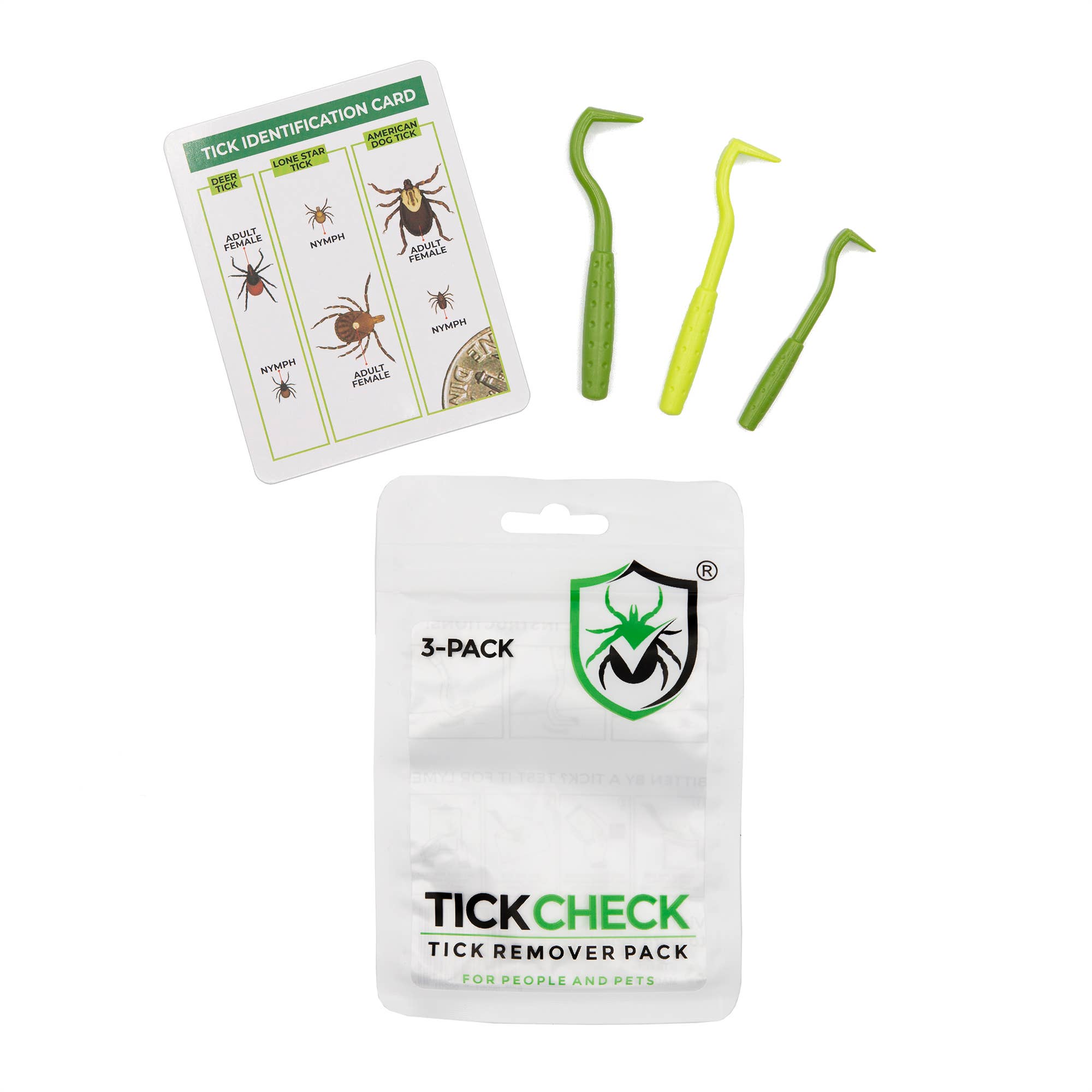 TickCheck Tick Remover Value 3 Pack- 12pc Hang Strip Display