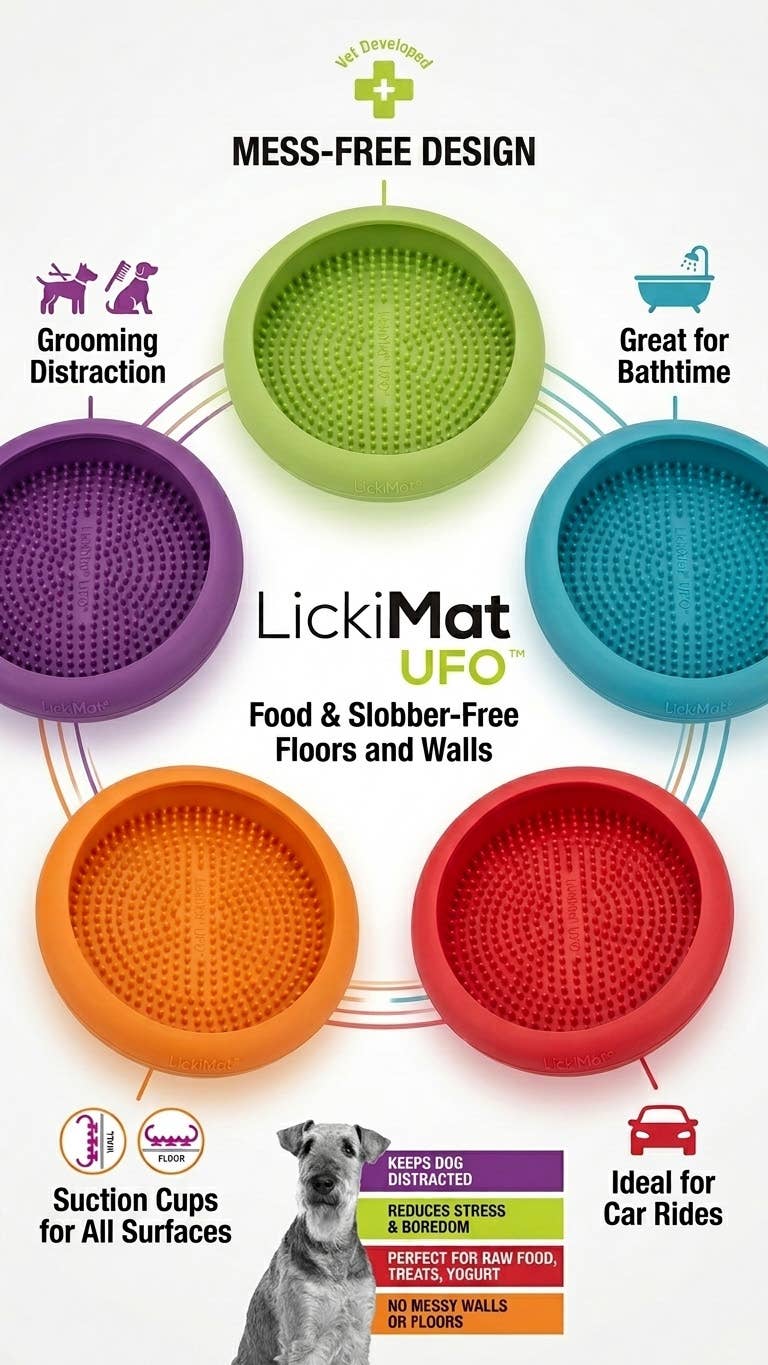 LickiMat UFO Color Assortment Pack - 5 for the price of 4