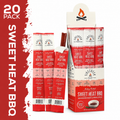 FireCreek Snacks Sweet Heat BBQ Beef & Pork Meat Sticks – 20