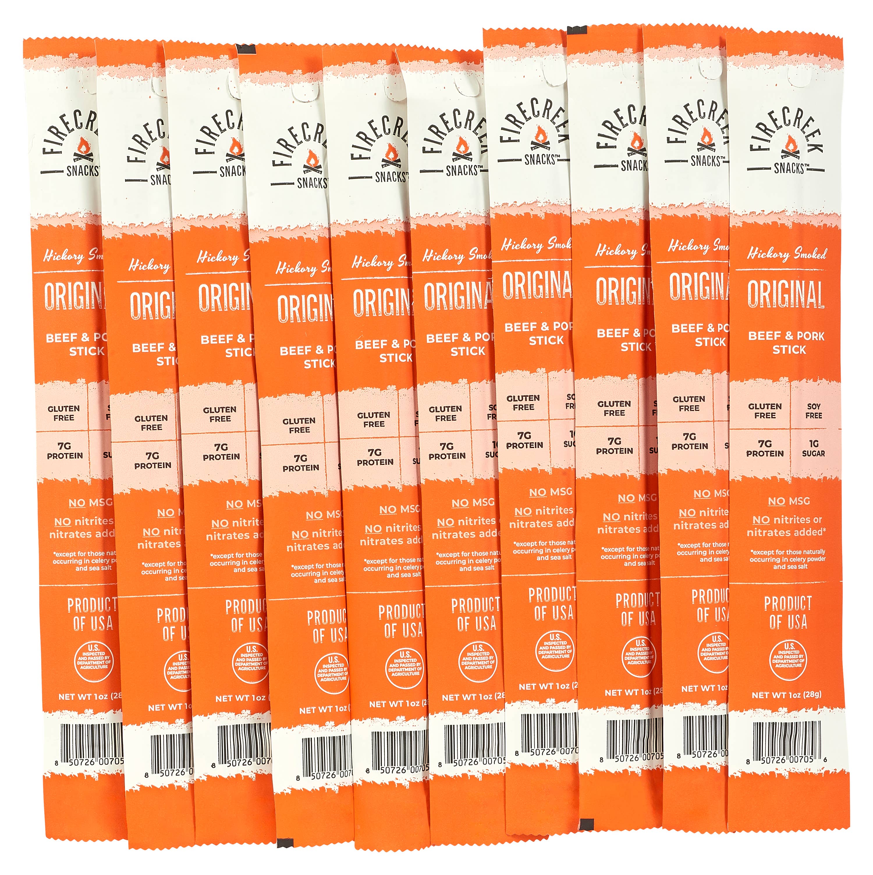 FireCreek Snacks Original Beef & Pork Meat Sticks – 20ct