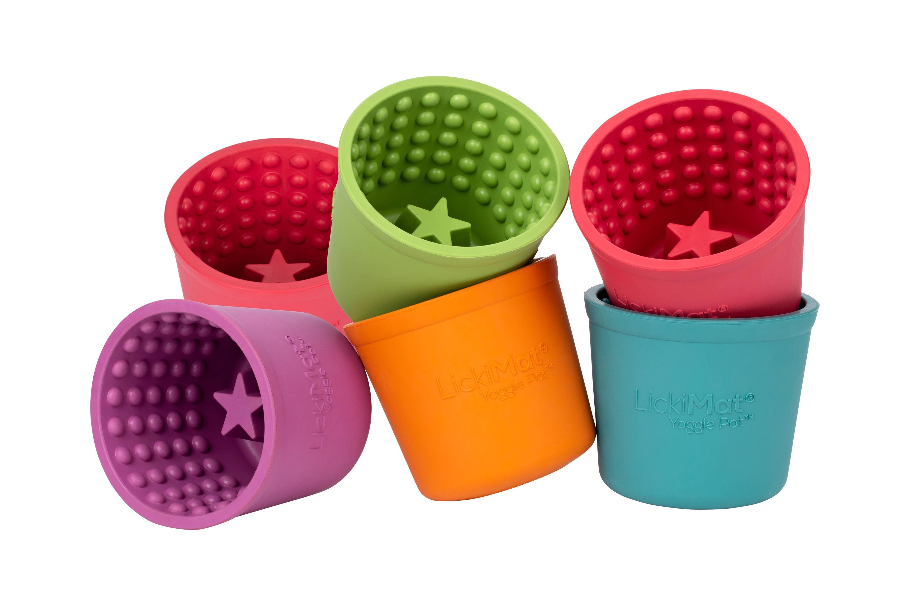 LickiMat Yoggie Pot Assortment Pack - 6 for the price of 4